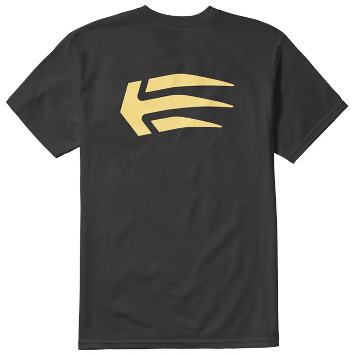 ETNIES JOSLIN SS TEE [BLACK/GOLD]