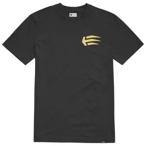 ETNIES JOSLIN SS TEE [BLACK/GOLD]