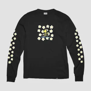 Etnies The Beeings Floral Longsleeve T-Shirt Black