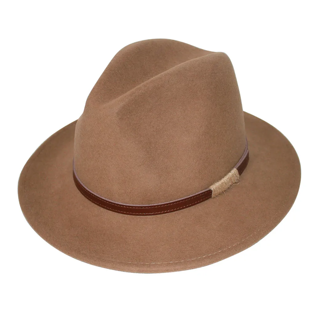 Evoke Patterson Fedora Hat - 4 Colours
