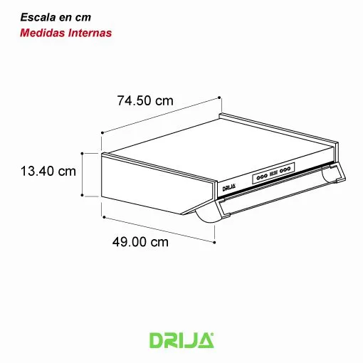 Extractor de Grasa Negra Slim Touch 76