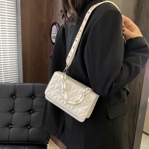Fashion One-shoulder Messenger Net Red Foreign Air Portable Small Square Bag