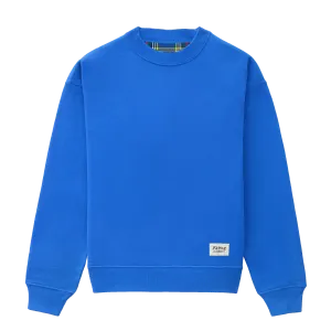 filthy® reversible sweatshirt blue tartan