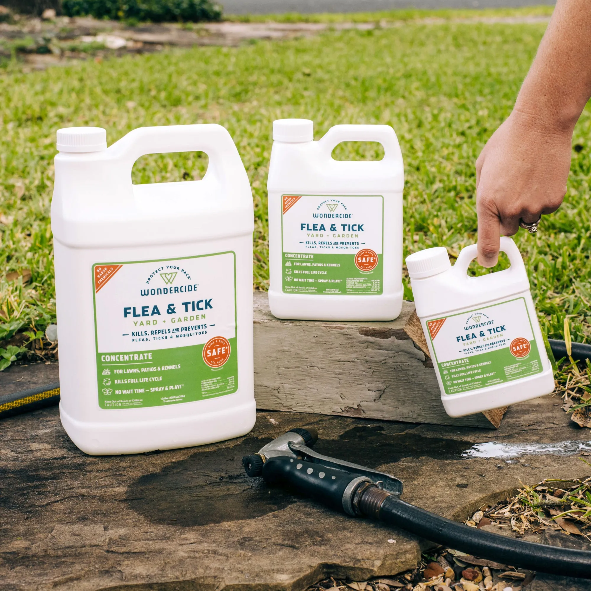 Flea & Tick Yard Spray Refill Starter Kit with Natural Essential Oils