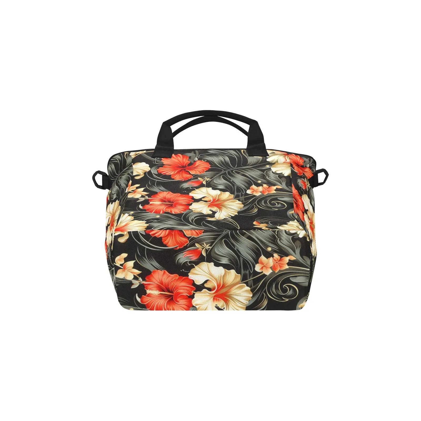 Floral Fusion Tote Bag with Shoulder Strap
