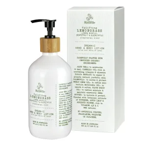 Flourish Organics Uplifting Lemongrass, Lemon Myrtle, Grapefruit & Eucalyptus Organic Hand & Body Lotion