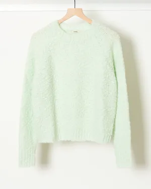 Fluffy Wick-Yarn Pullover