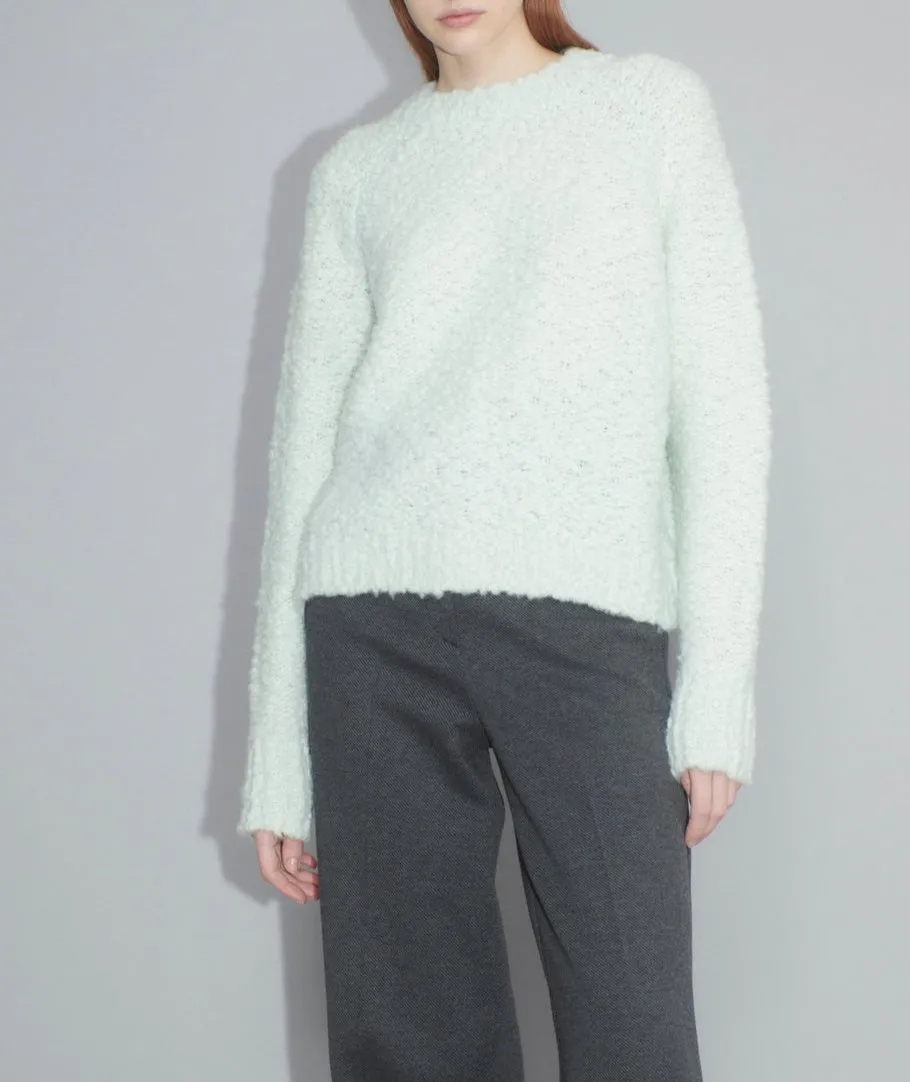 Fluffy Wick-Yarn Pullover