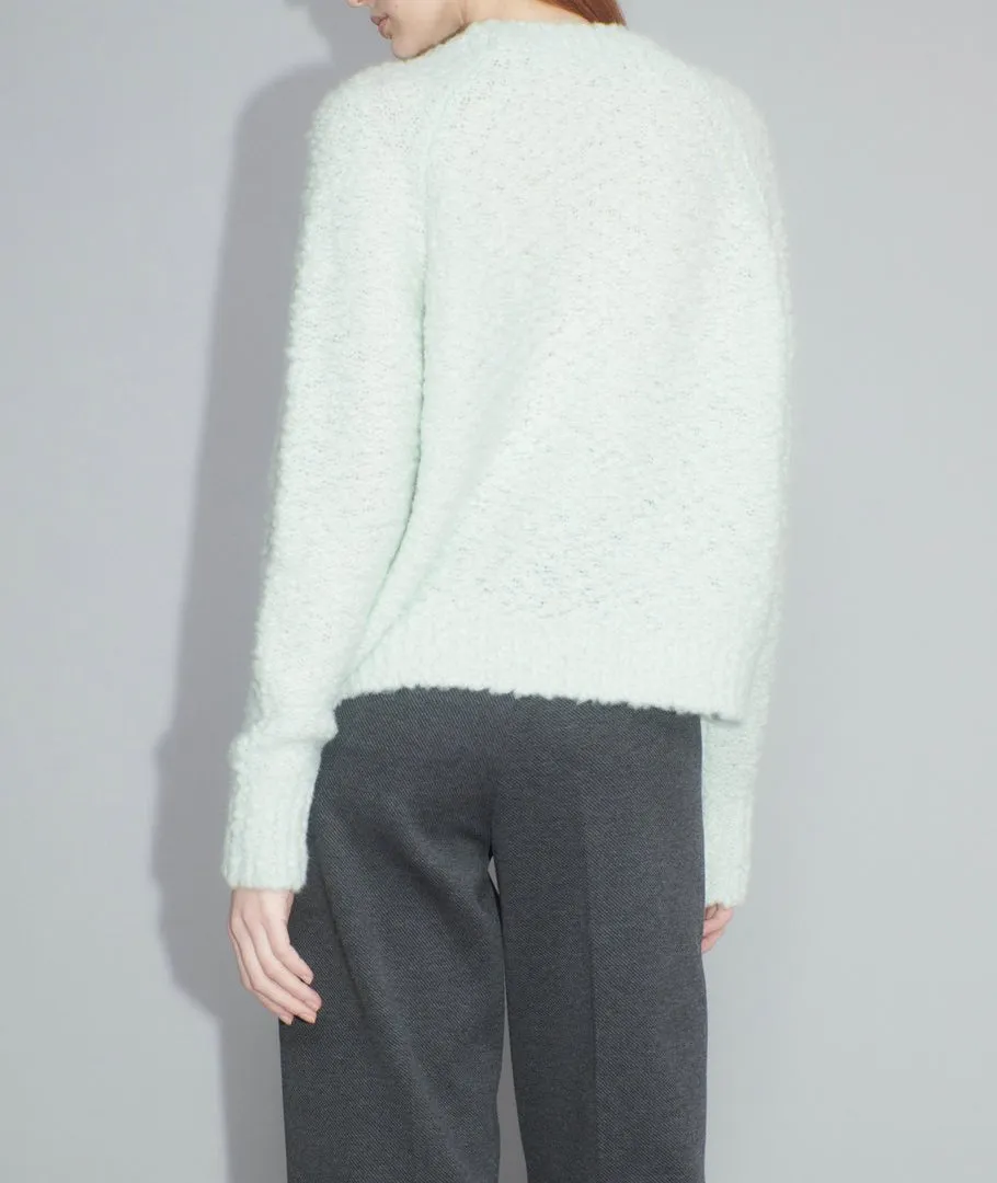 Fluffy Wick-Yarn Pullover