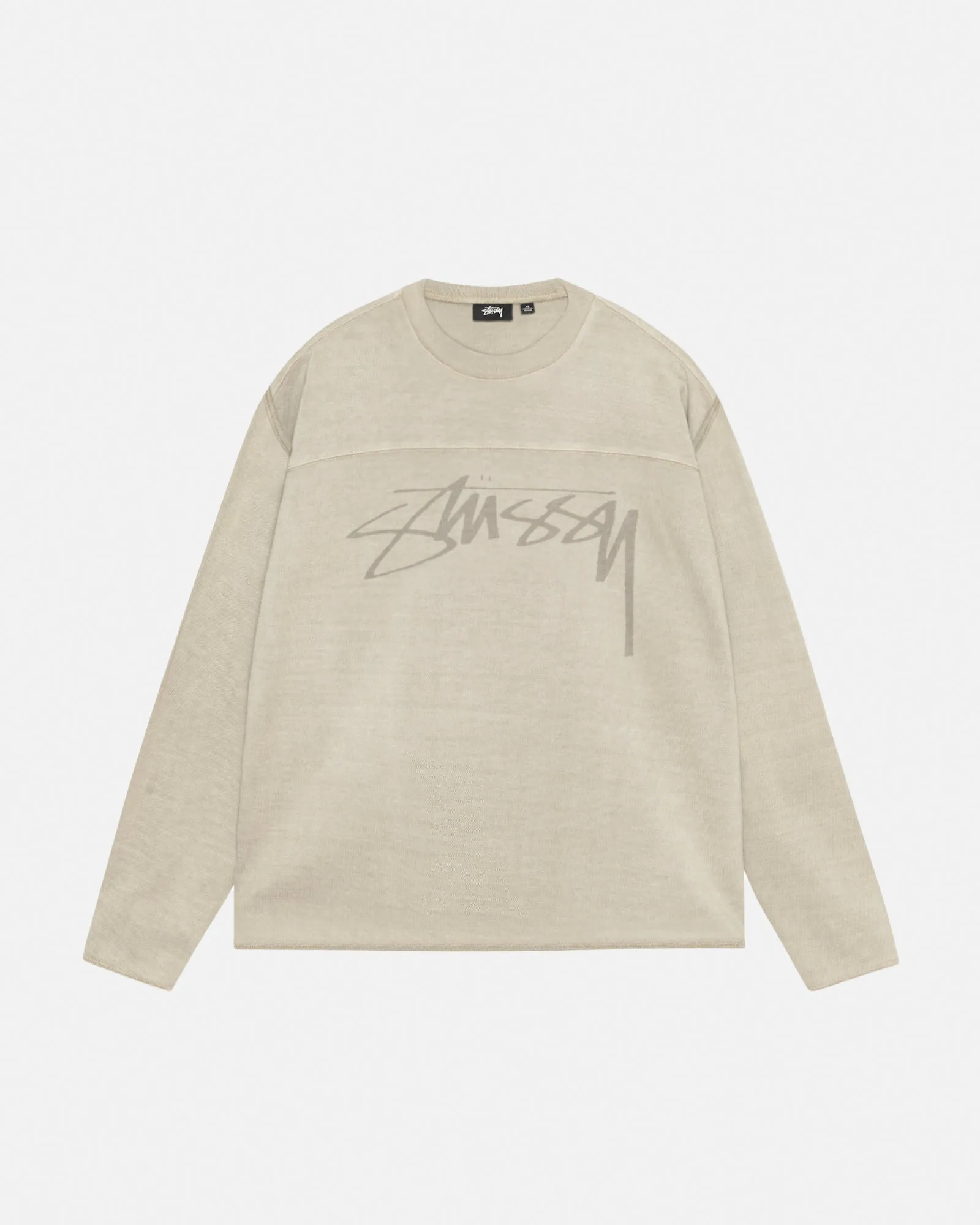 FOOTBALL CREW PIGMENT DYED COTTON