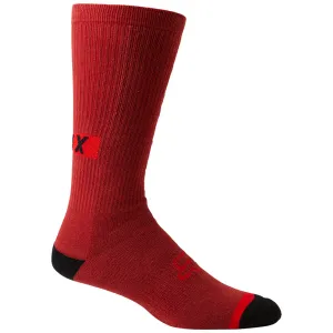 Fox 10 Inch Defend Crew Socks - Red Clay