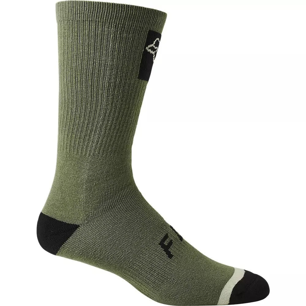 Fox Defend Crew Socks 8" Bark