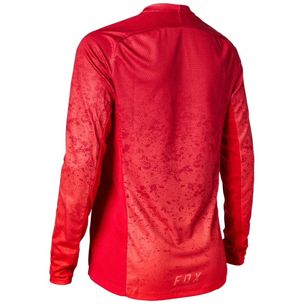 Fox Womens Defend Ls Jersey Lunar - Berry Punch
