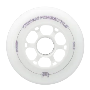 FR Urban Freestyle Wheels 90mm/80A - White (4 Pack)