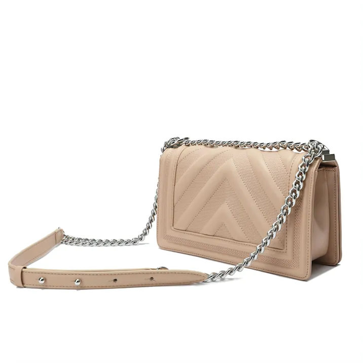 Full-grain Quilted Lambskin Flap Shoulder Bag