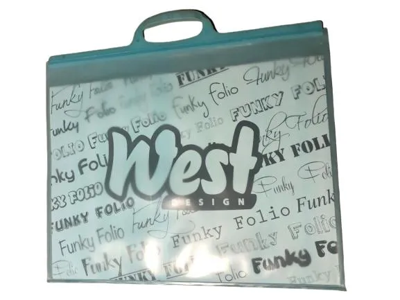 Funky Folio A3 Blue