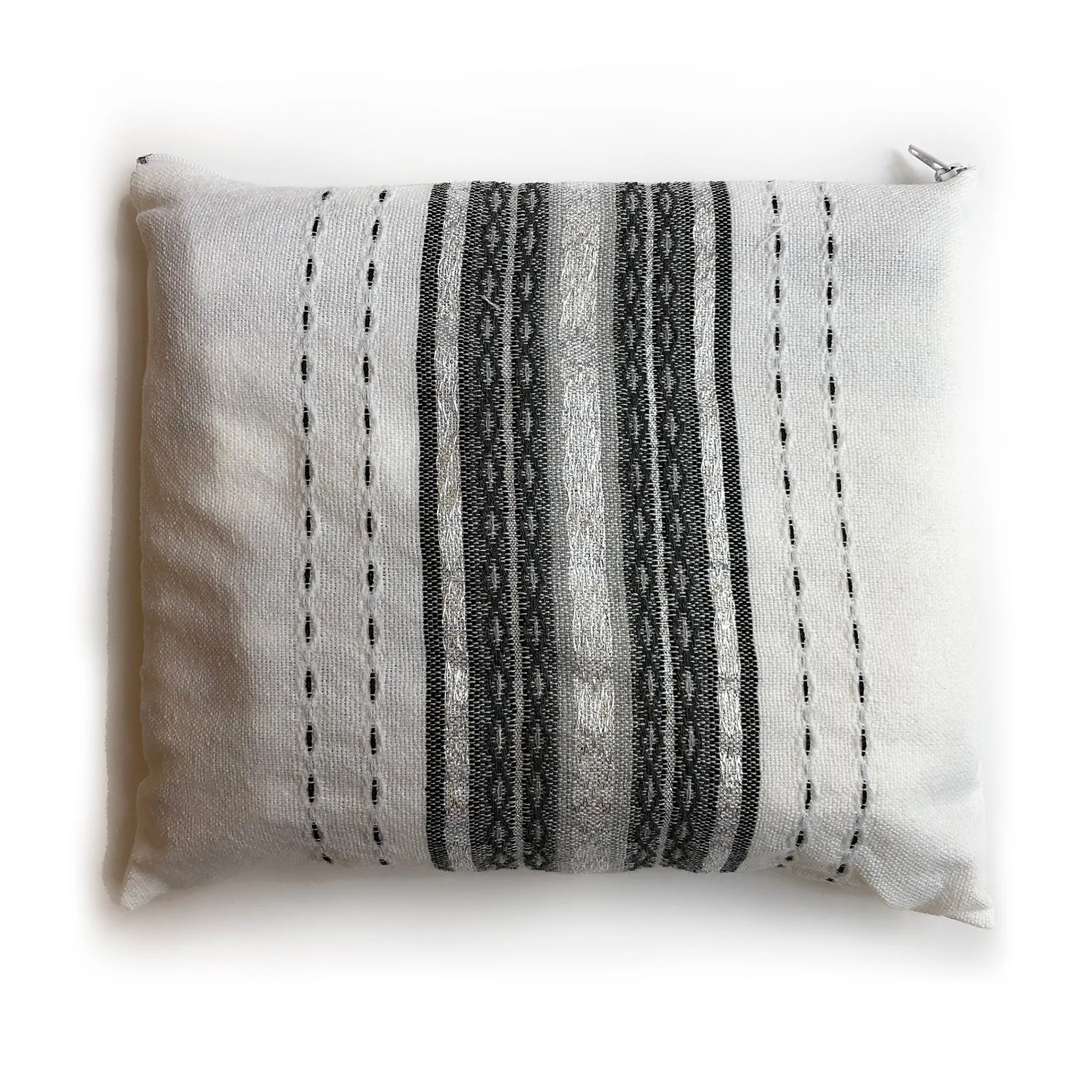 Gabrieli Premium - Wool Tallit - Gray & Silver