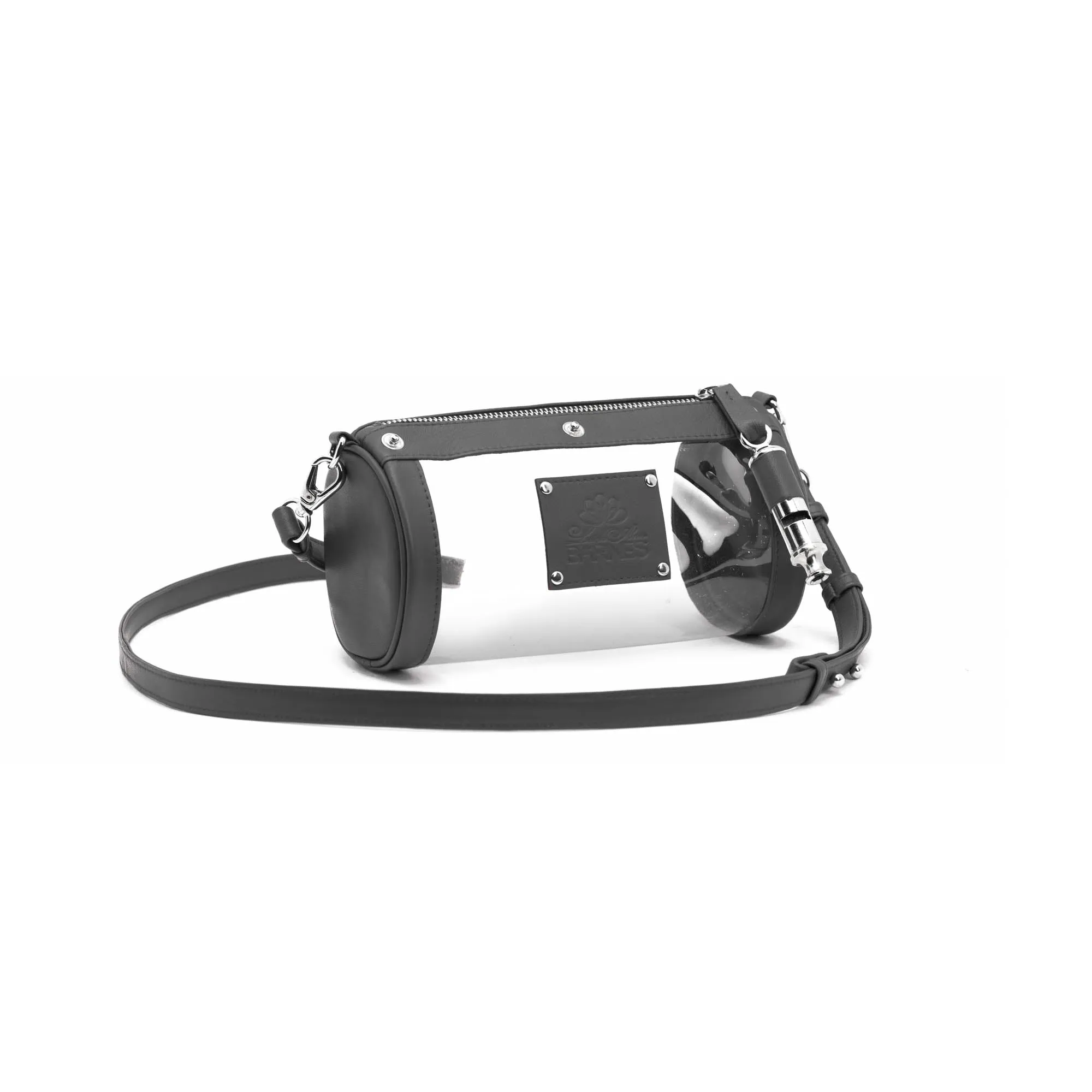 Gamechanger Barrel Gray Calfhair 5-In-1 Convertible Handbag