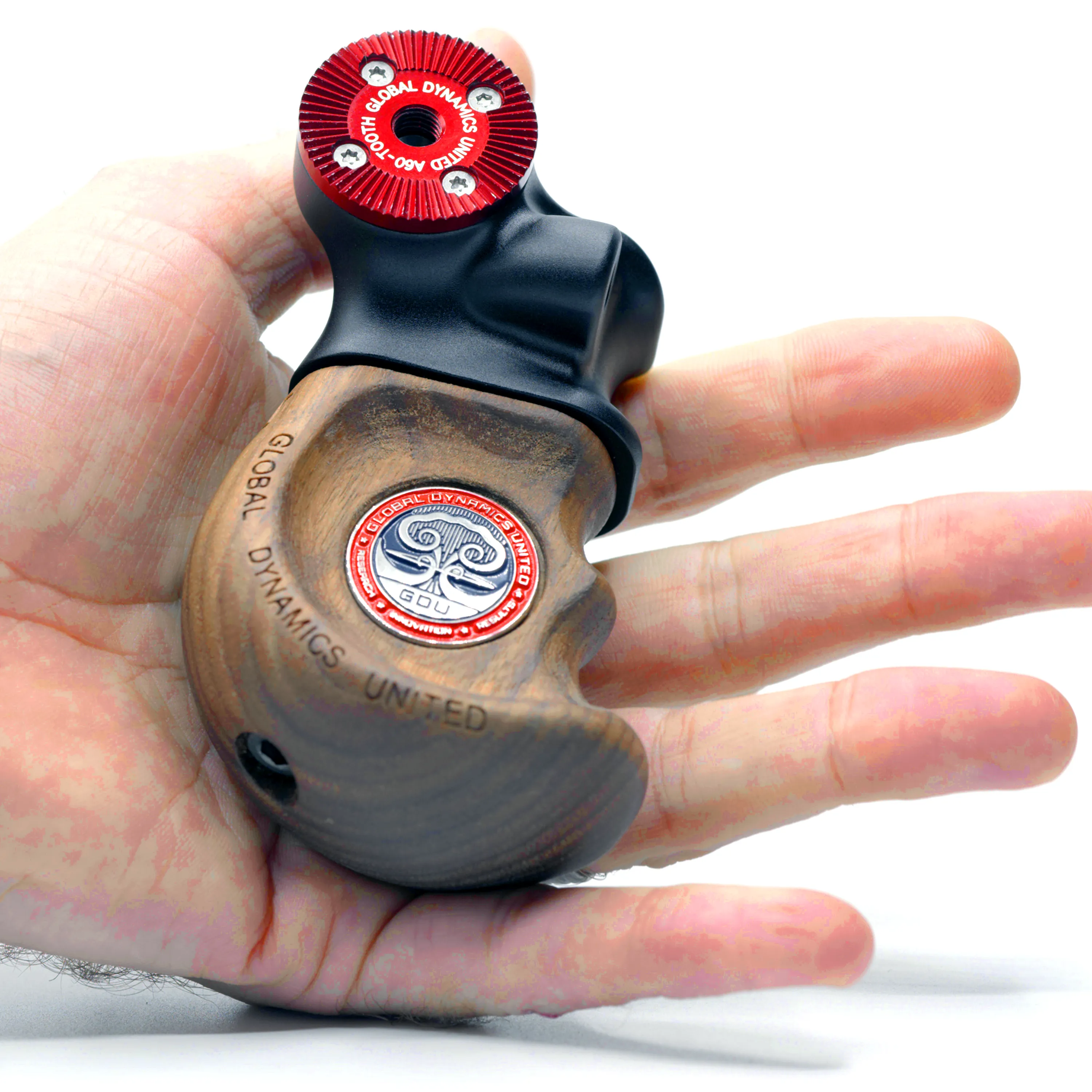 GDU Quantum Rosette Handle (Stubby, Walnut)