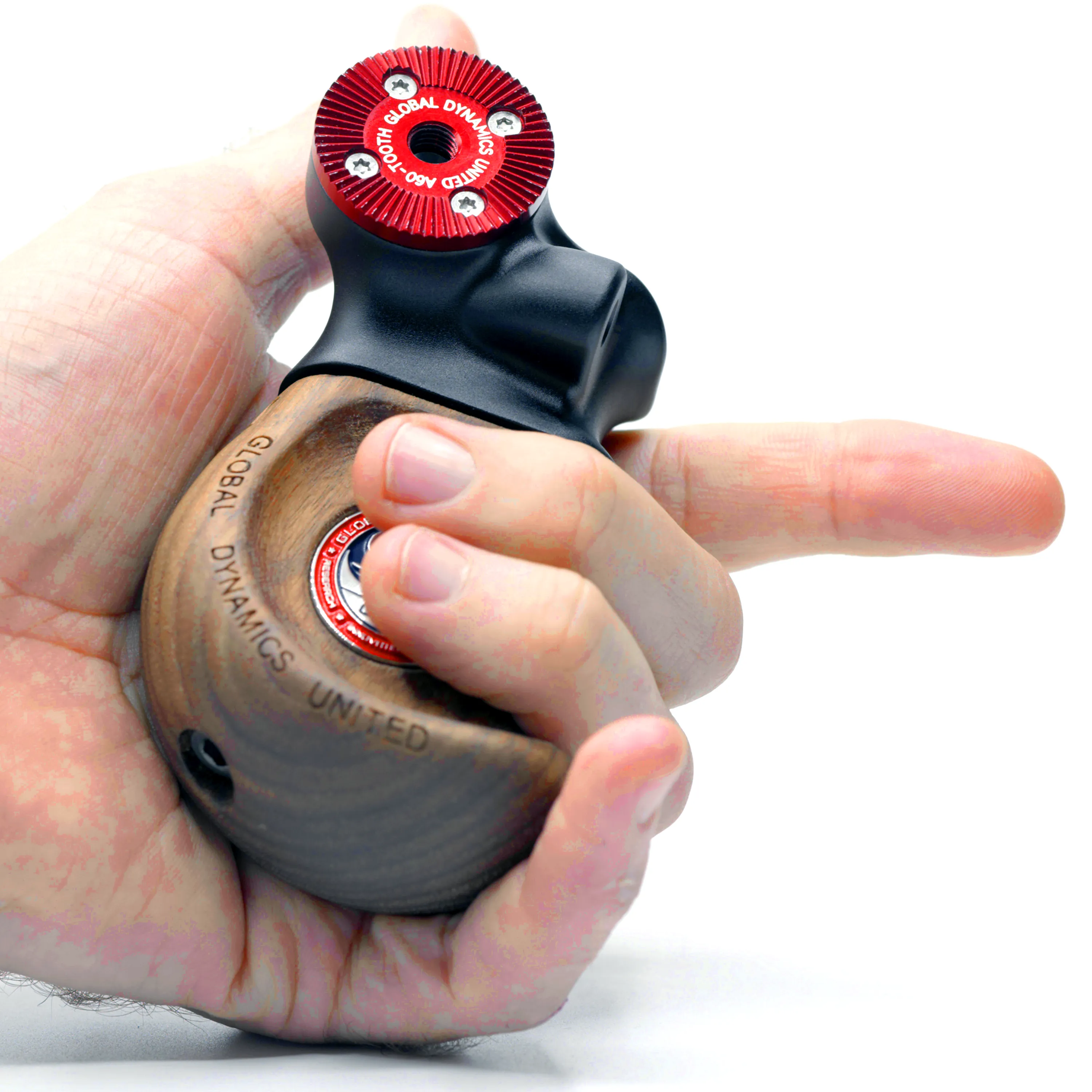GDU Quantum Rosette Handle (Stubby, Walnut)