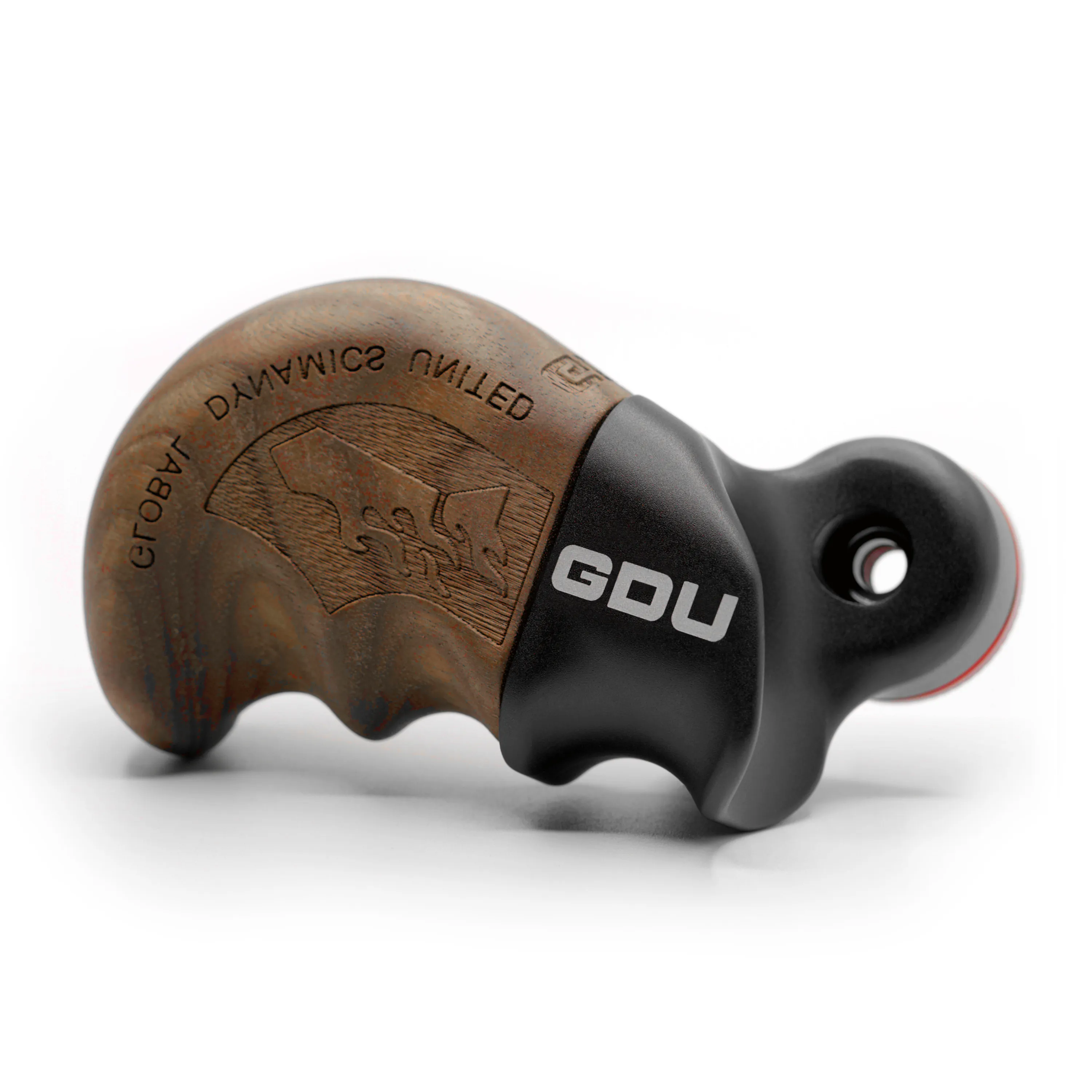 GDU Quantum Rosette Handle (Stubby, Walnut)
