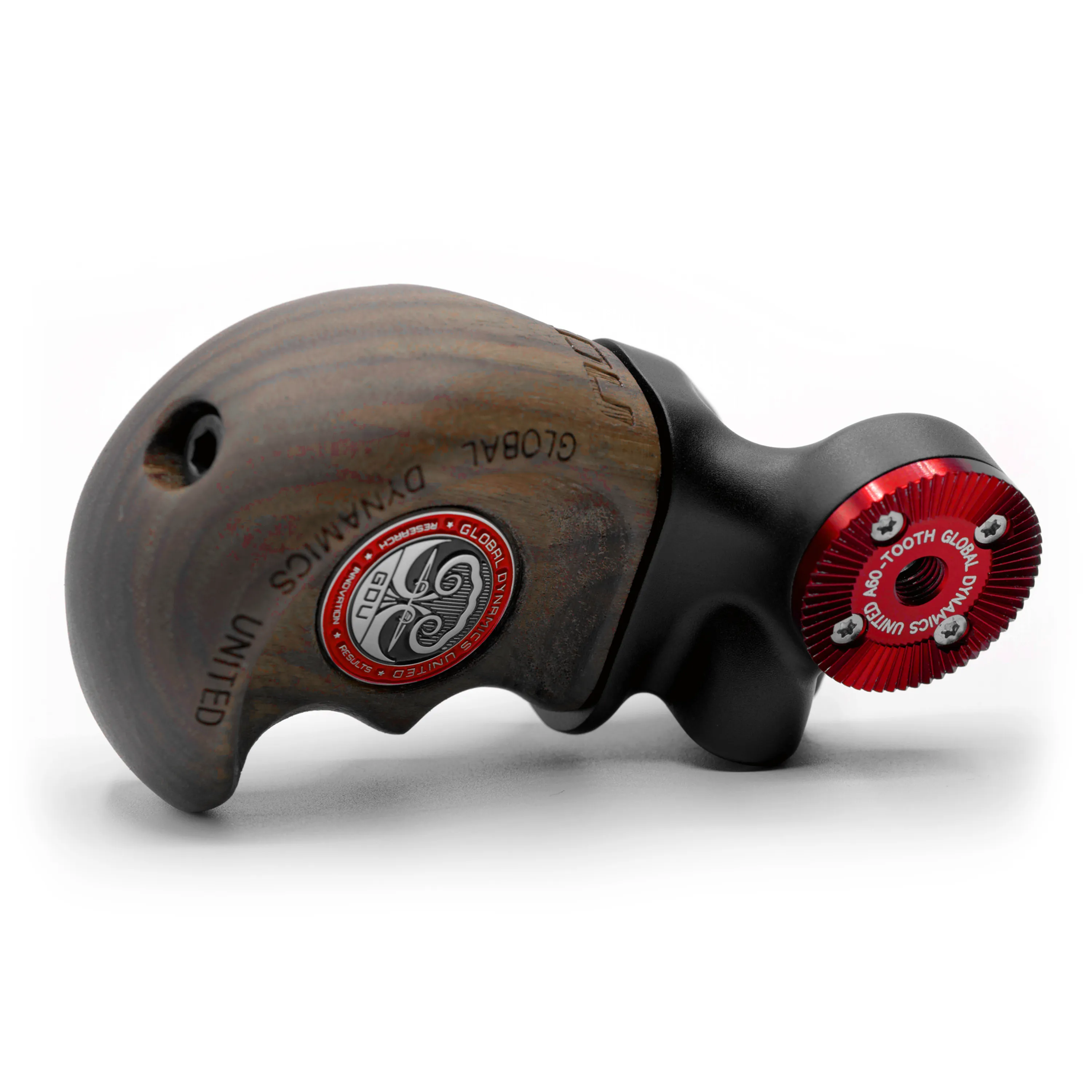 GDU Quantum Rosette Handle (Stubby, Walnut)