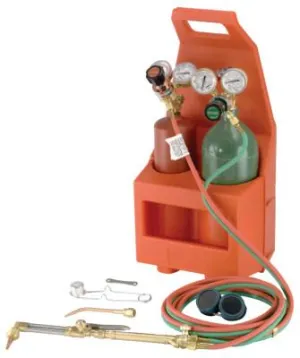Gentec Tote-A-Torch Outfits, Handle, Regulators, Cutting Tip, Hose, Carrier, Cylinders, 12-PTC