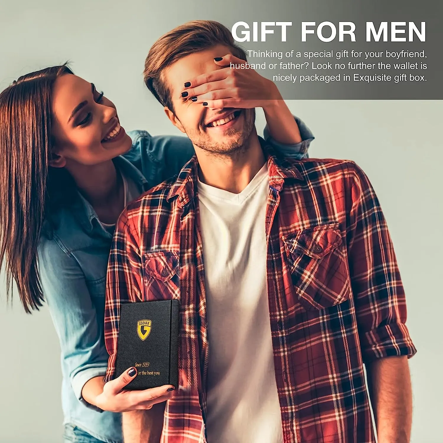 Genuine Leather Carbon Fiber Wallet Rfid Blocking Bifold Wallet For Men