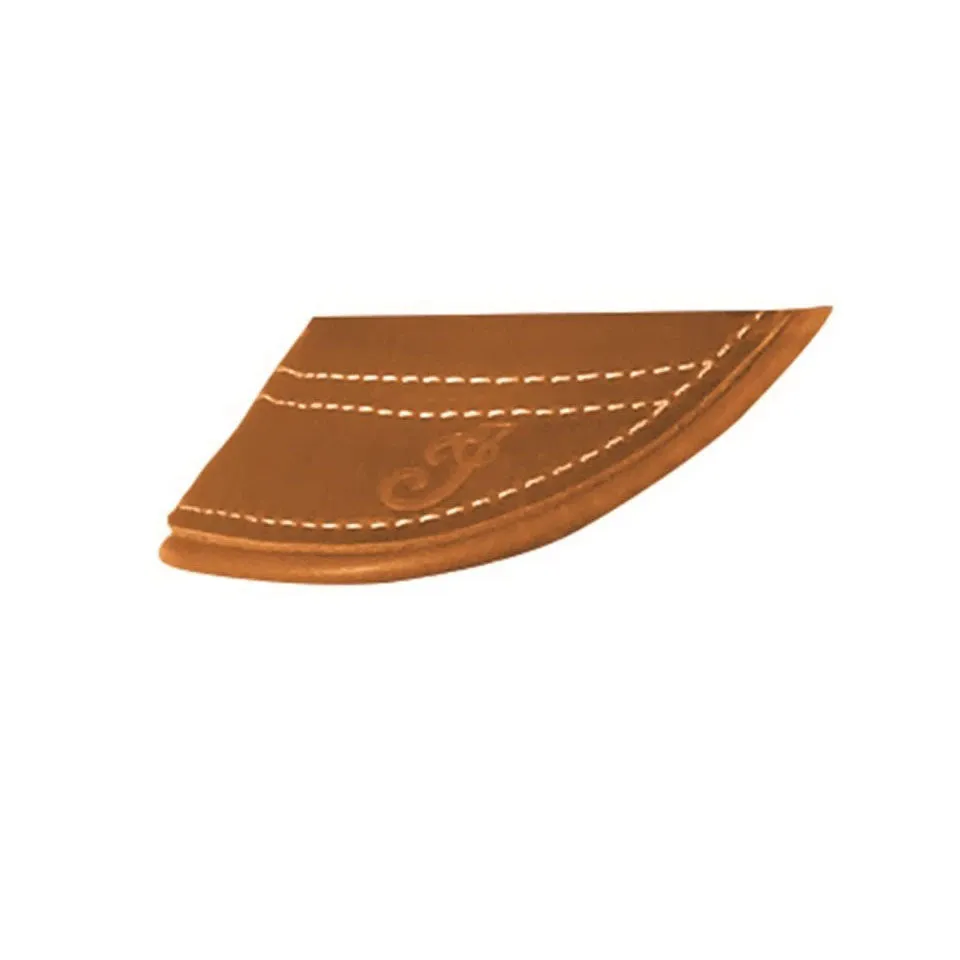 Genuine Leather Front Fender Mud Flap, Tan