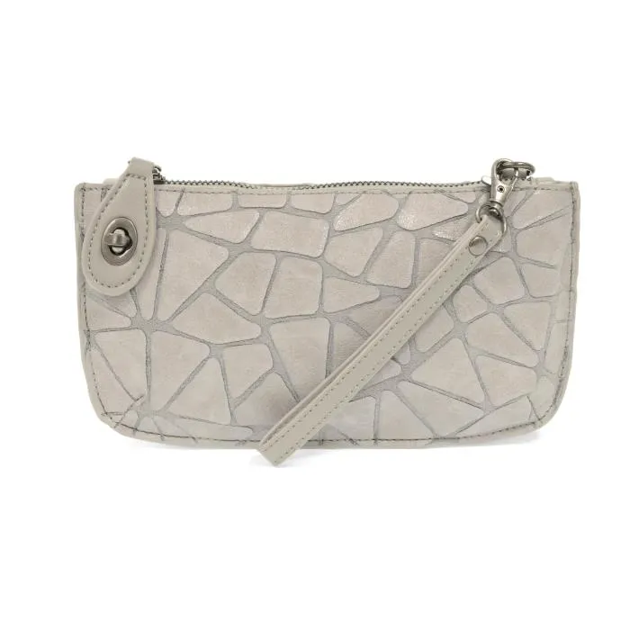 Geo Crossbody Wristlet Clutch