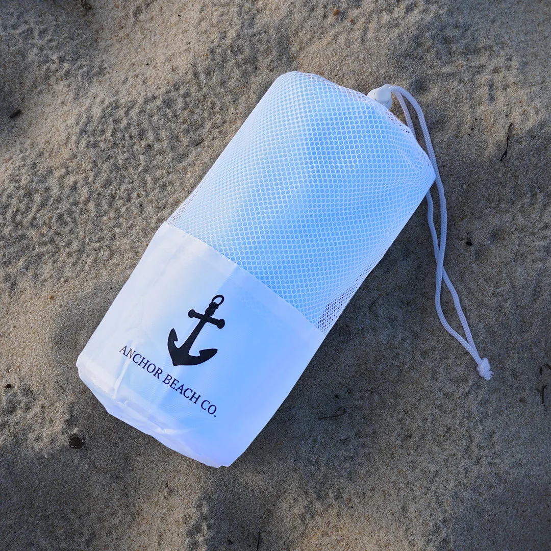 Giant Lightweight Quick Dry Beach Towel With Pockets - Perfect Travel Gift
