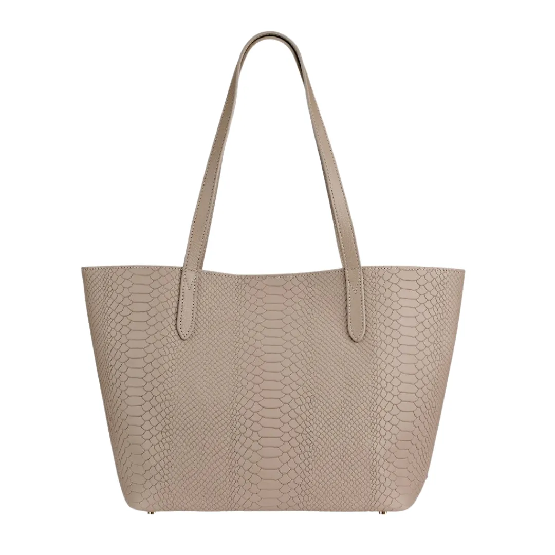 Gigi NY Leather Teddie Tote Bag