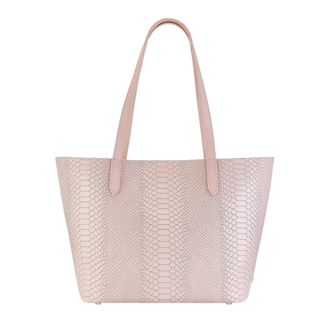 Gigi NY Leather Teddie Tote Bag