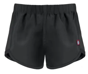 Girls UPF 50  Swim/Camp Board Short | Black w. Matching Trim