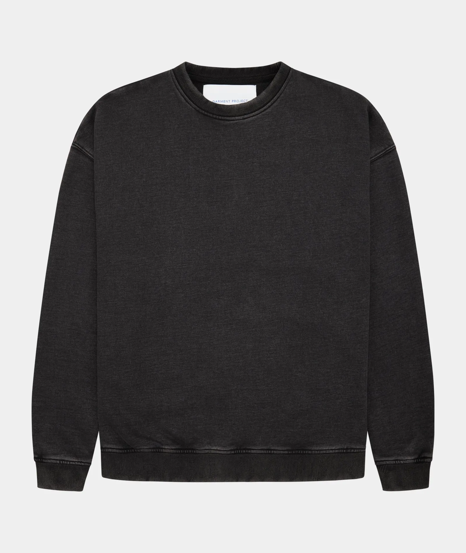 GP Drop Shoulder Crew Neck Sweat - Acid Black