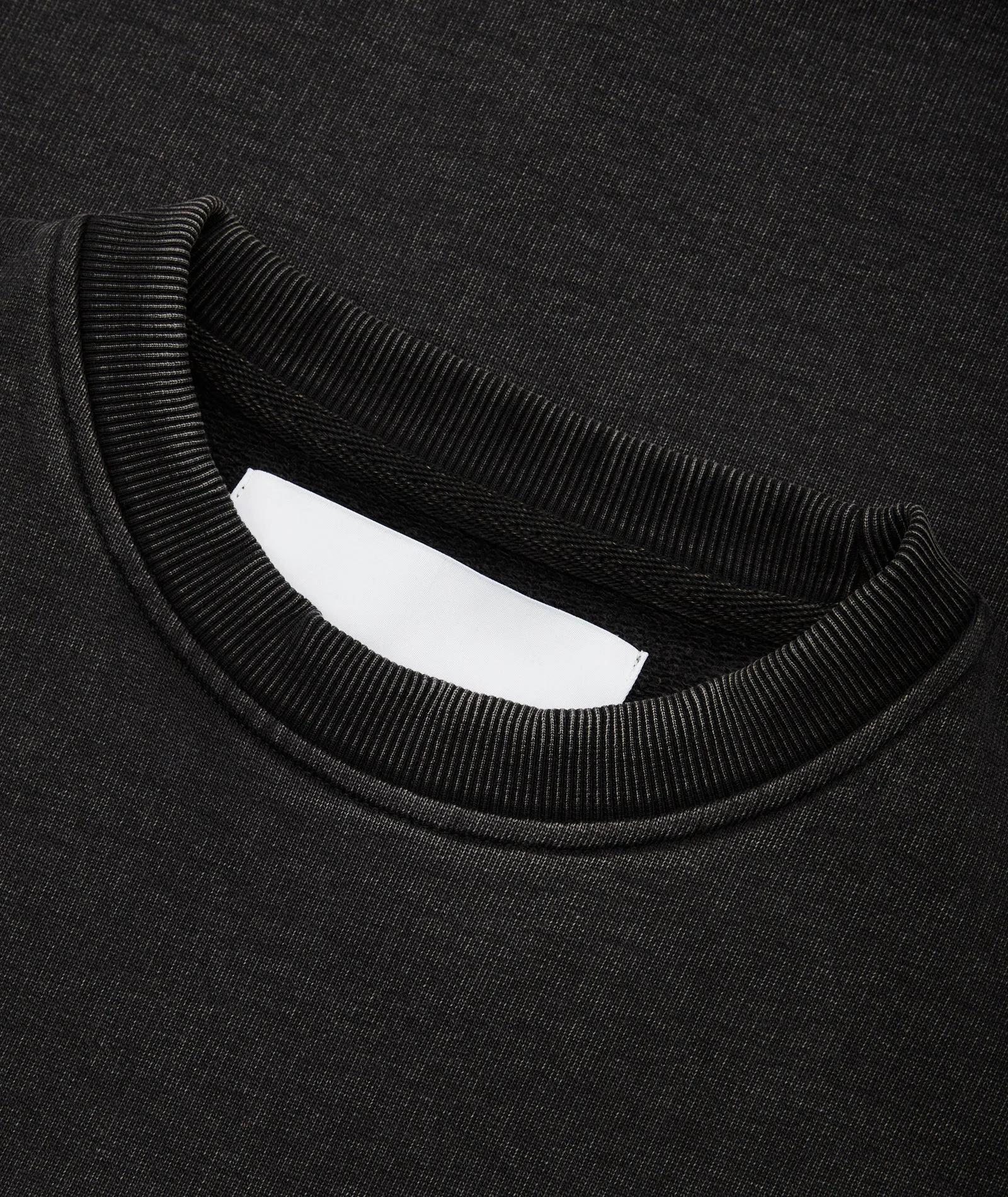 GP Drop Shoulder Crew Neck Sweat - Acid Black