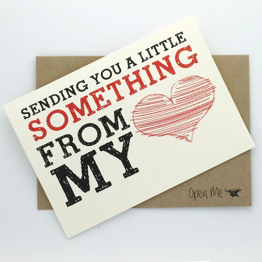 GREETING CARD - SENDING YOU A LITTLE SOMETHING