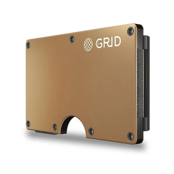 GRID Wallet - Gold Aluminum