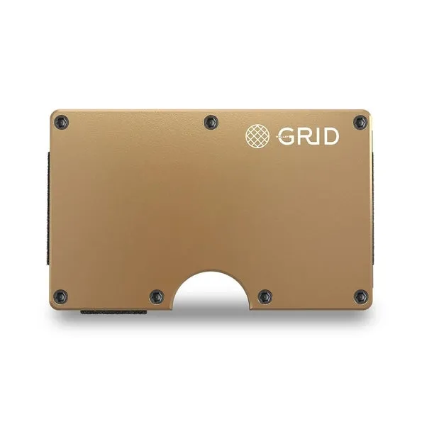 GRID Wallet - Gold Aluminum