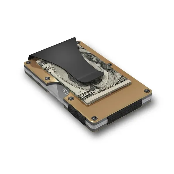 GRID Wallet - Gold Aluminum