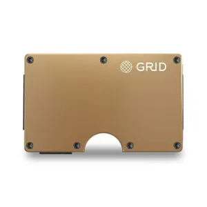 GRID Wallet - Gold Aluminum