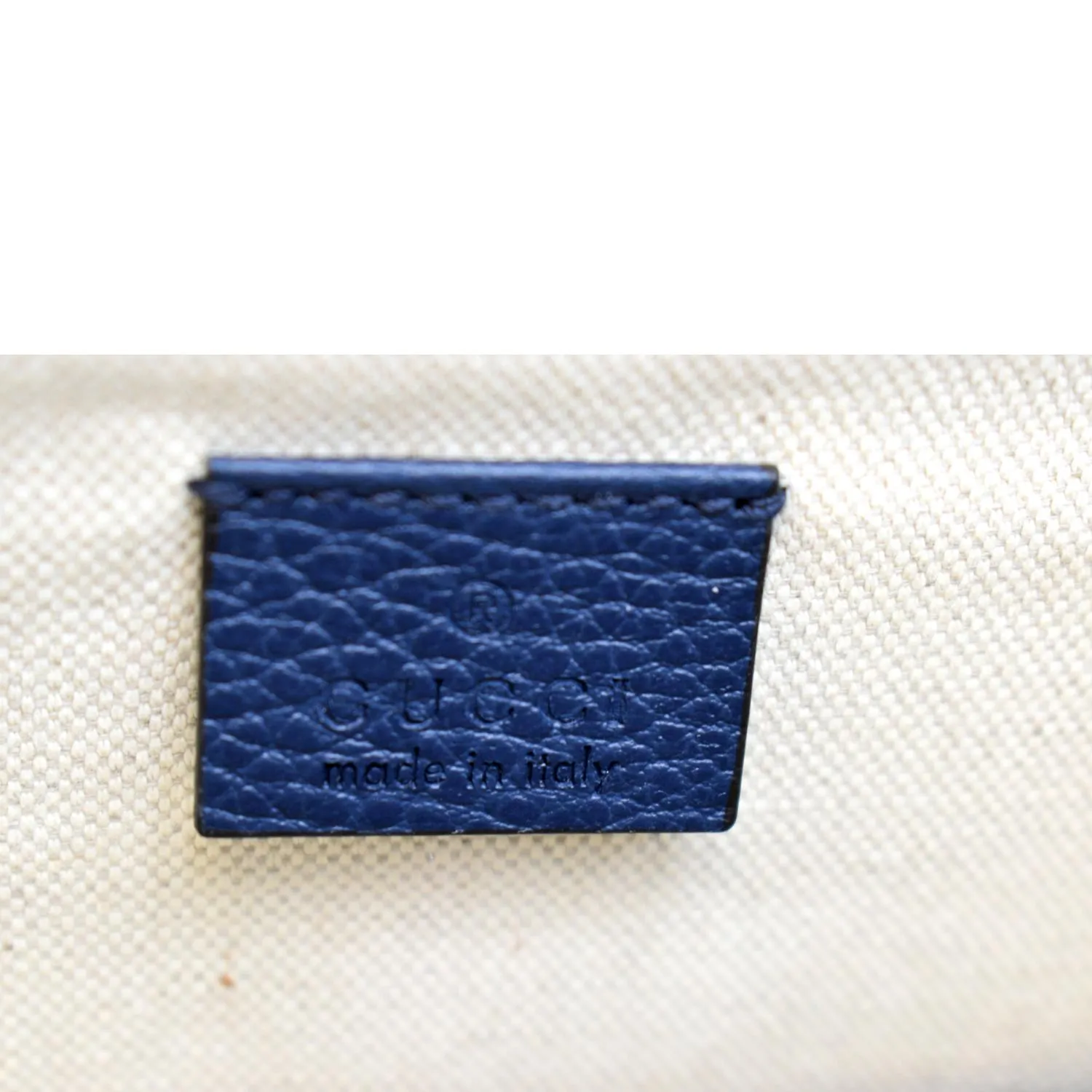 GUCCI Dionysus Mini Leather Crossbody Bag Blue 421970