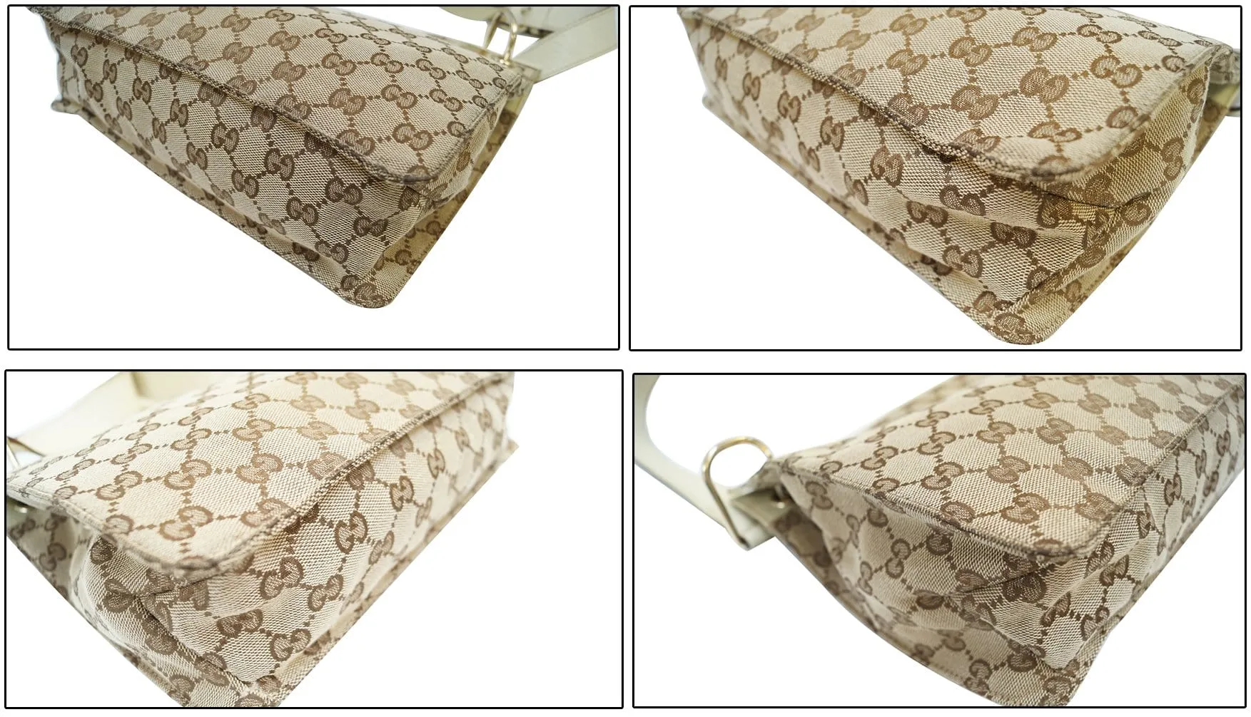 GUCCI GG Canvas Messenger Bag 120841