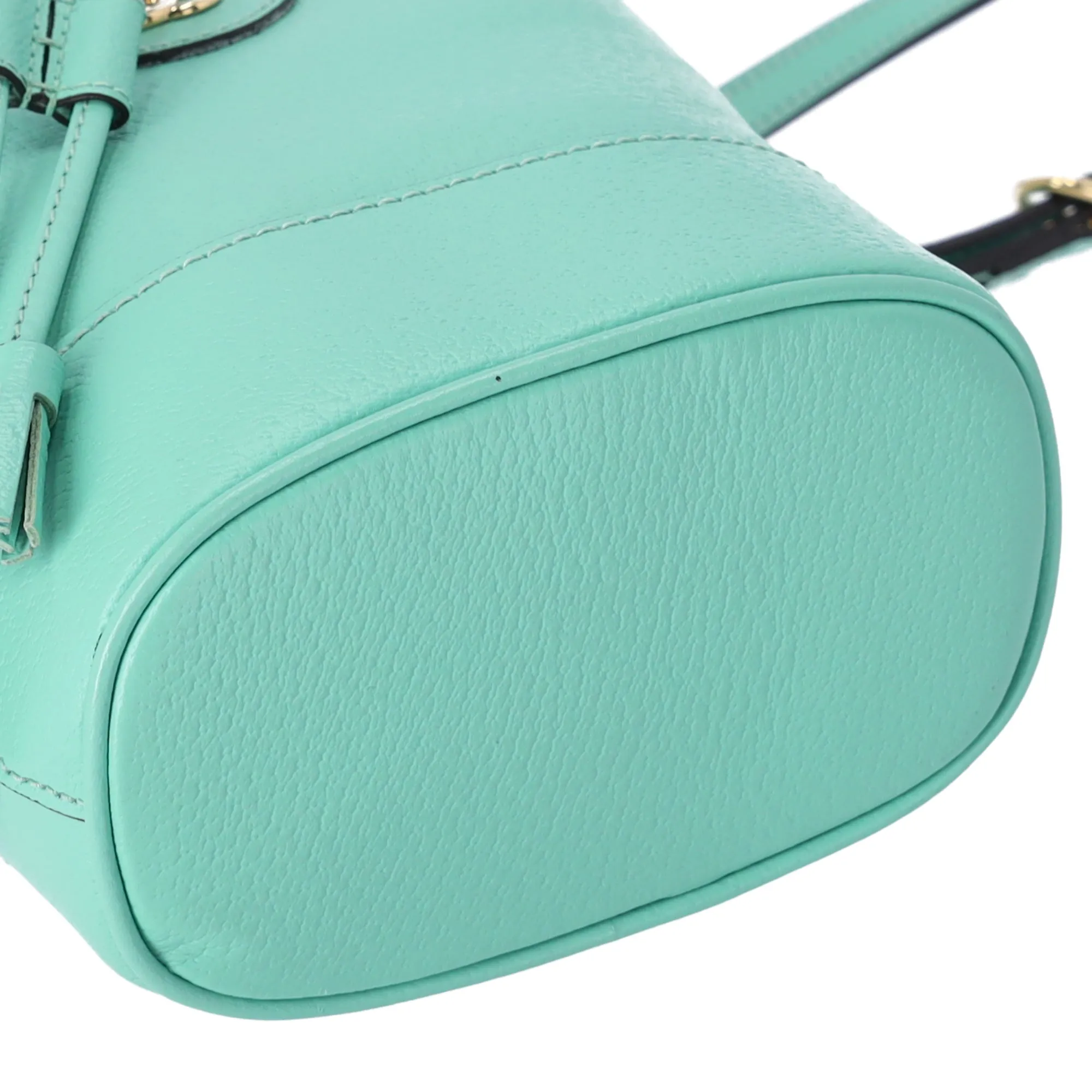 GUCCI Ophidia GG Supreme Mini Bucket Bag Shoulder Light Green