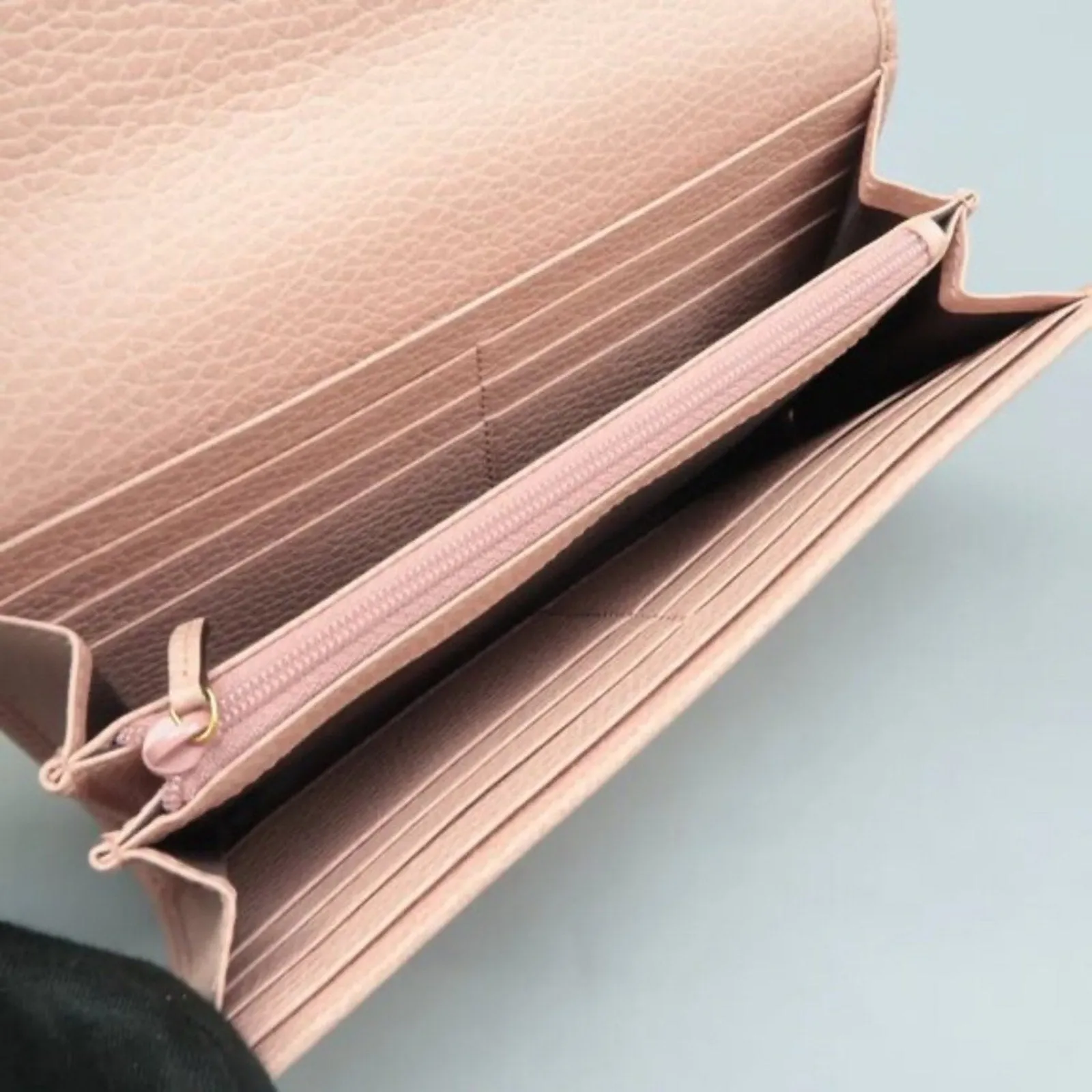 GUCCI Pink Leather Wallet