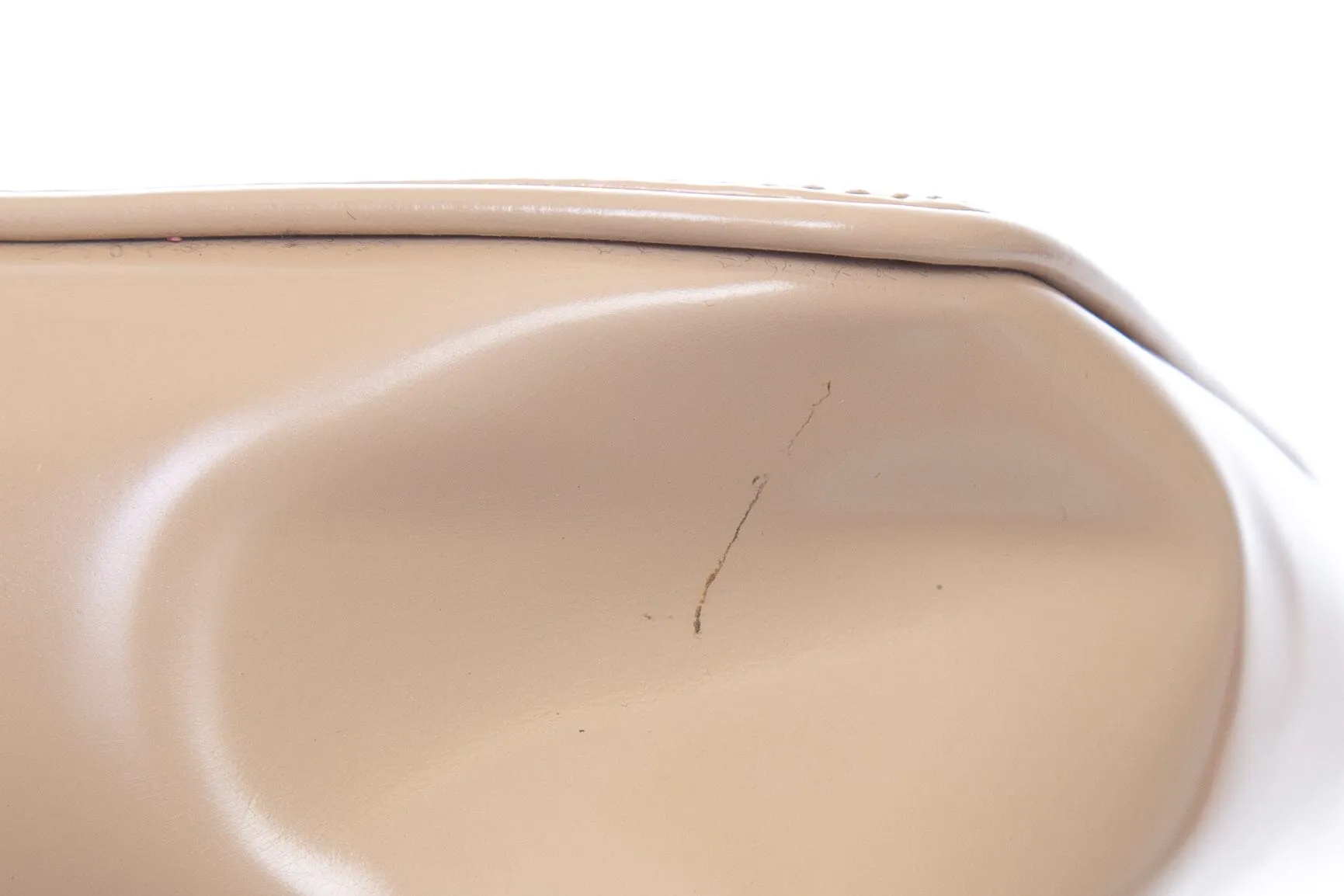 Gucci Tan Patent Leather Shoulder Bag