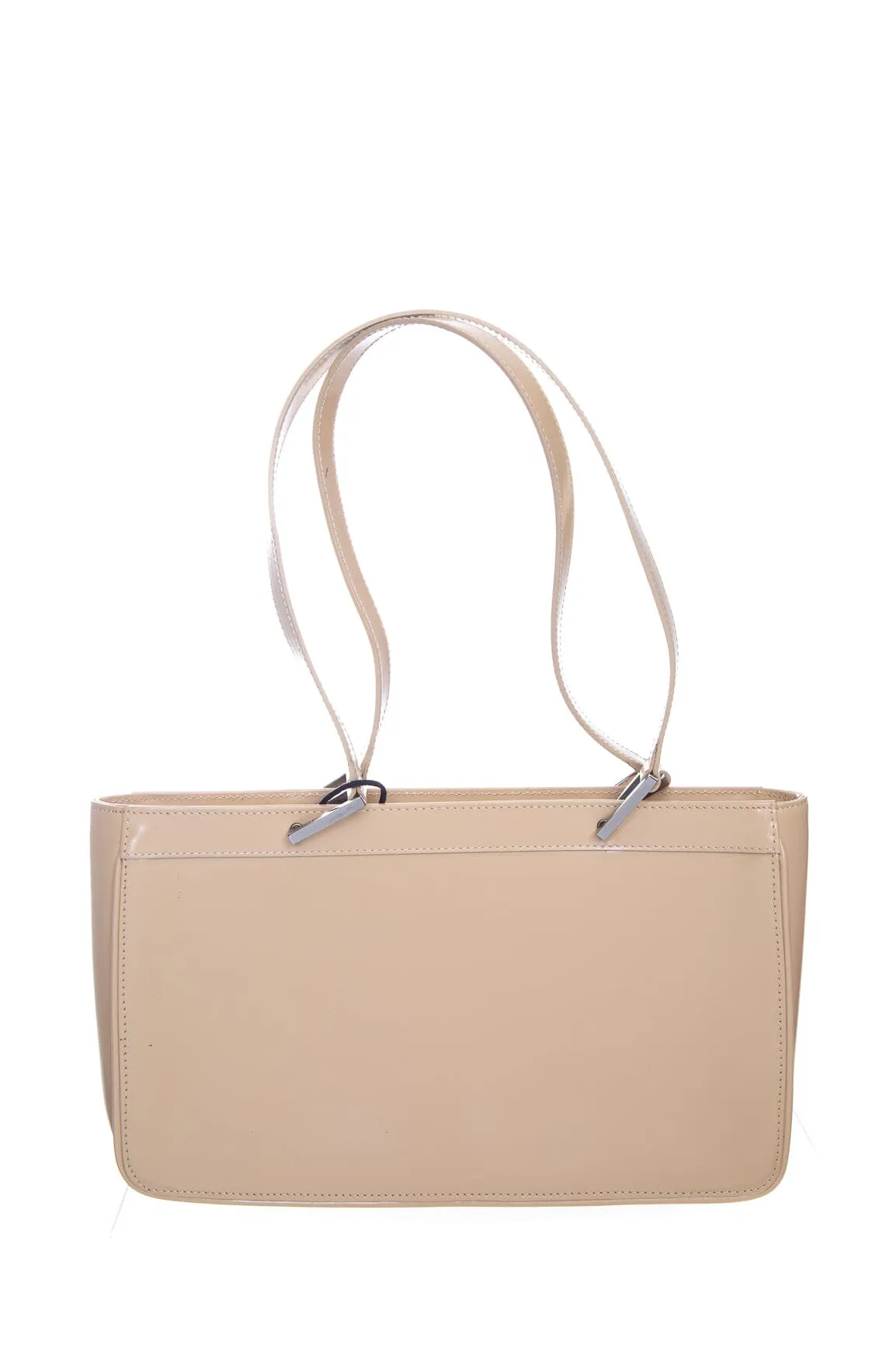 Gucci Tan Patent Leather Shoulder Bag