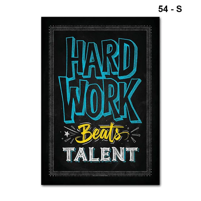 Hard Work Beats Talent
