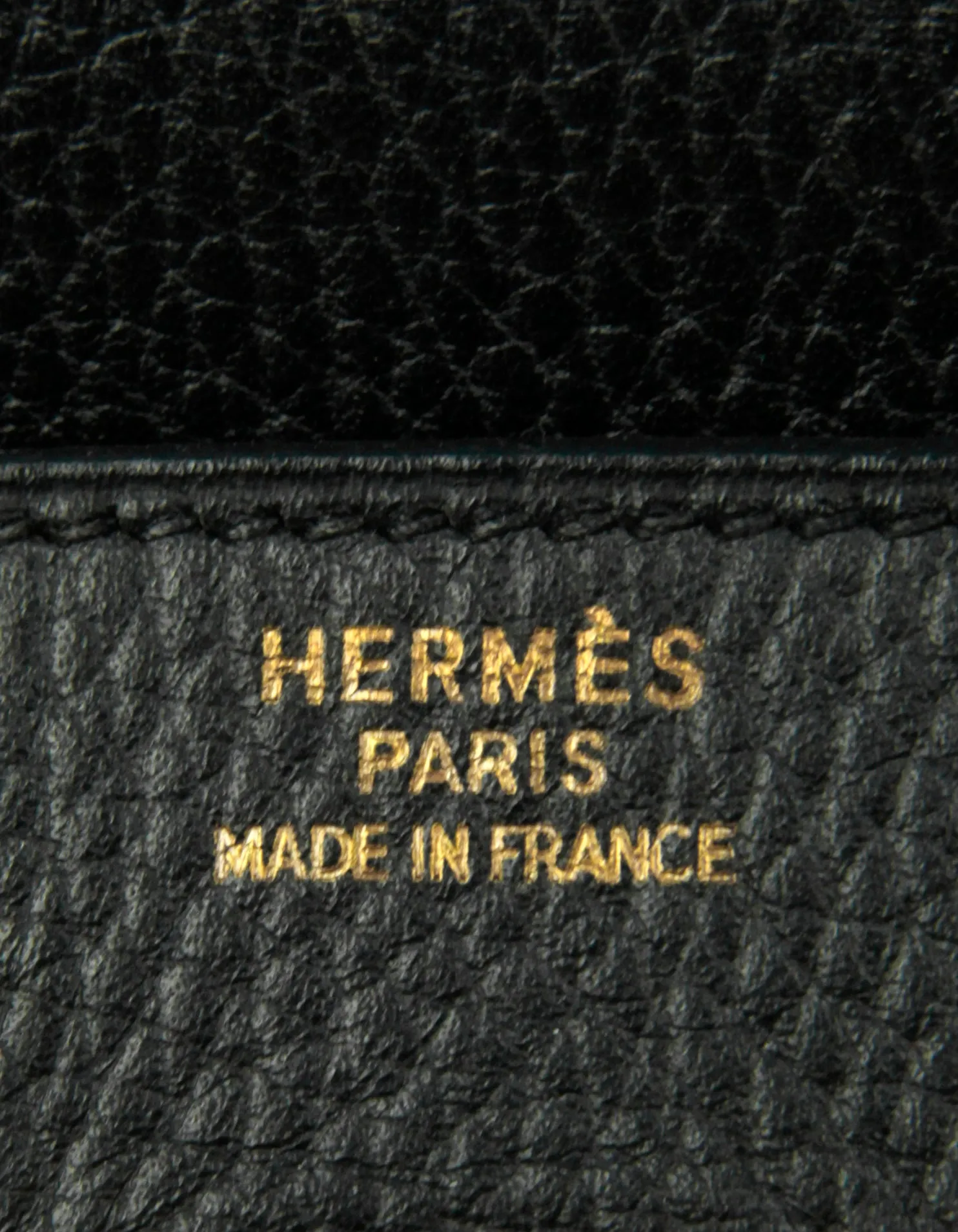 Hermes Black Clemence Leather 35cm Birkin Bag GHW