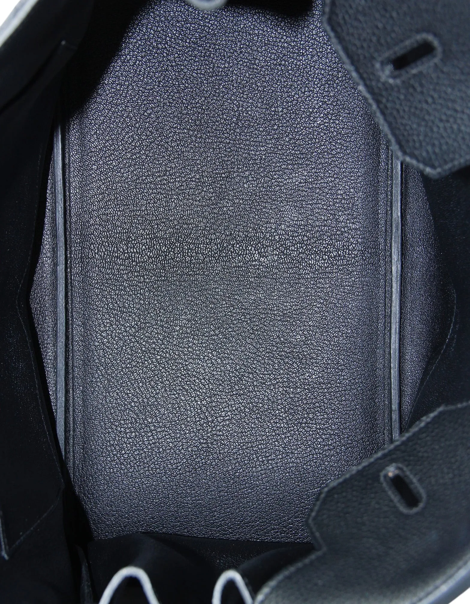 Hermes Black Leather 35cm Birkin Bag PHW